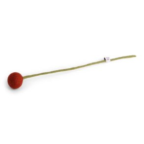 Gry & Sif - Blomsterstilk brun-orange Dia 3 - 30 cm - filt