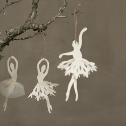 Speedtsberg -Ballerina 2 varianter D10x18cm papir, 1 stk.