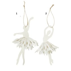 Speedtsberg -Ballerina 2 varianter D10x18cm papir, 1 stk.