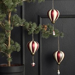 Speedtsberg - Ballon med motiv 3 varianter 8cm glas, 1 stk,