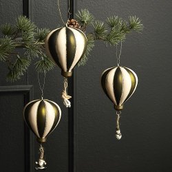 Speedtsberg - Luftballon med engle, snemand, julemand 8cm 1 stk. 