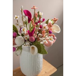 Gry &amp; Sif - Blomsterstilk klar pink Dia 3 - 30 cm - filt