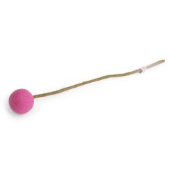 Gry &amp; Sif - Blomsterstilk klar pink Dia 3 - 30 cm - filt