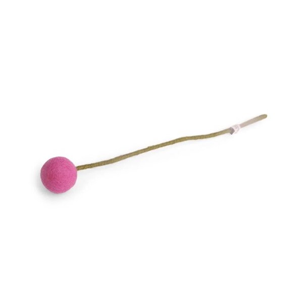 Gry &amp; Sif - Blomsterstilk klar pink Dia 3 - 30 cm - filt