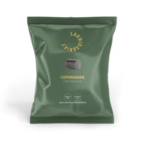 Lakridseriet stor pose Copenhagen Ca. 95g - salt lakrids