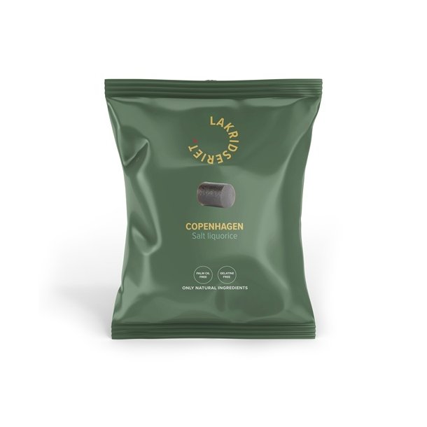 Lakridseriet stor pose Copenhagen Ca. 95g - salt lakrids