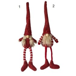 Speedtsberg - Kaj &amp; Line Nisser med ben - rd 2 varianter 20cm filt - 1 stk.