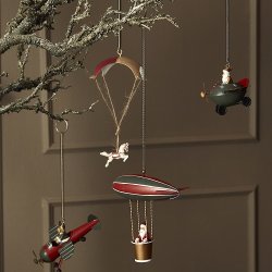 Speedtsberg - Julemand og Elg i flyver 2 varianter 1 stk, rd, grn,mix