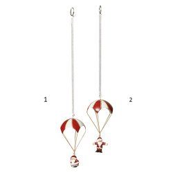 Speedtsberg - Julemand i faldskrm 2 forskellige 8x8x16cm metal - 1 stk. 