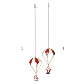 Speedtsberg - Julemand i faldskrm 2 forskellige 8x8x16cm metal - 1 stk. 