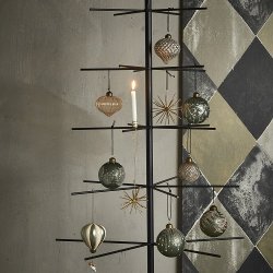 Speedtsberg - Julekugle grn 2 forskellige D6cm glas. 1 stk.