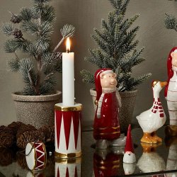 Speedtsberg -Tromme med snor til ophng 2 varianter Keramik. 1 stk.