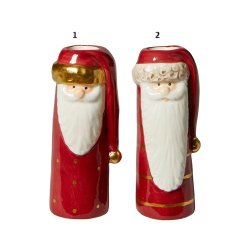 Speedtsberg - Vase julemand rd med hue 2 forskellige D6x15cm keramik - 1 stk. 