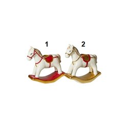 Speedtsberg -Figur Gyngehest til kertelys Keramik 2 varianter, 1 stk.