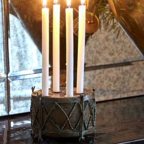 Speedtsberg - Tromme til 4 juletrslys D12x9cm metal