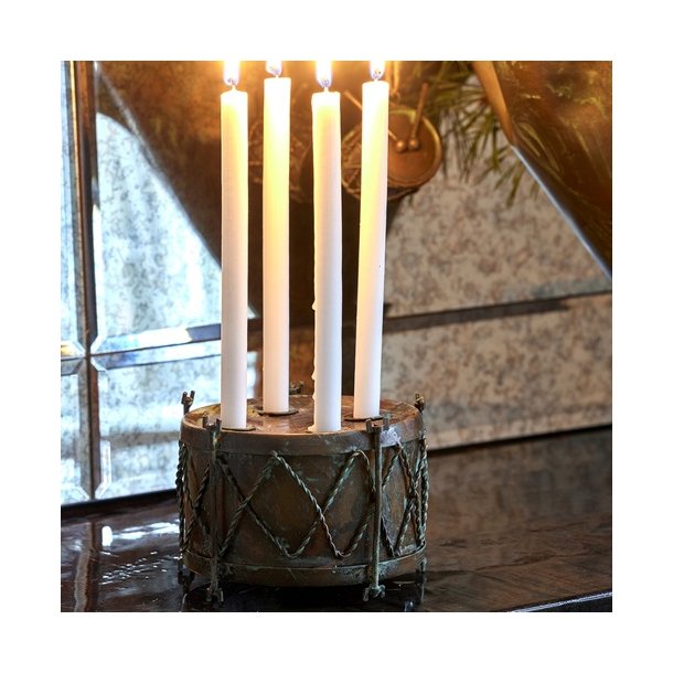 Speedtsberg - Tromme til 4 juletrslys D12x9cm metal