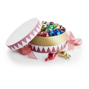Bon Coca - Stor Rund Hatte�ske Tromme, Mixede Chokoladekugler 600 g