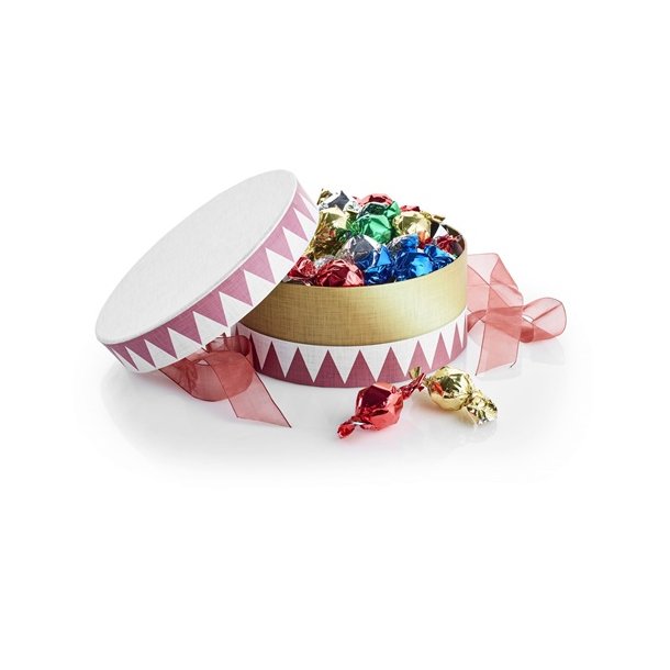 Bon Coca - Stor Rund Hatte�ske Tromme, Mixede Chokoladekugler 600 g