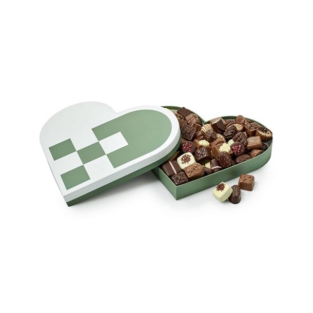 Bon Coca - Hjerte hatte�ske Gr�n, Luksuschokolade, 575 g.