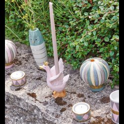 Speedtsberg - luftballon til kertelys D9x9cm - keramik