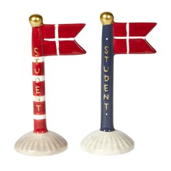 Speedtsberg -Flag GOD JUL 2 varianter, 8x5x14cm keramik,1 stk