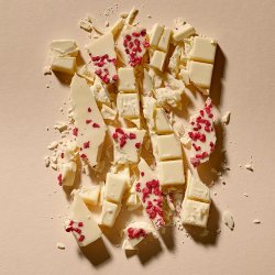Sv. Michelsen - Chokoladebrud hvid &amp; hindb�r - ca. 90g