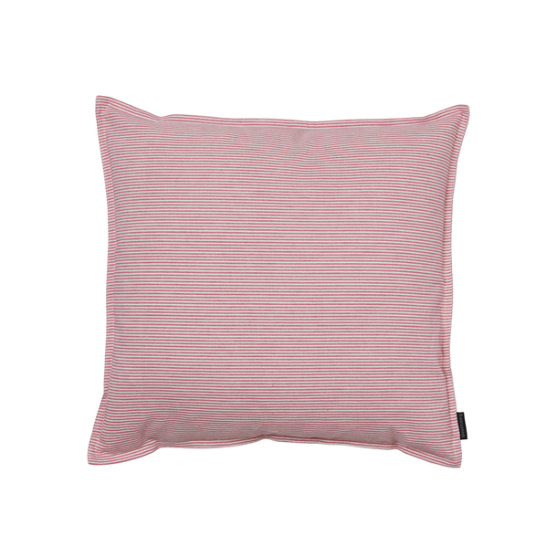 Speedtsberg - Pudebetr�k uden pude 50x50 cm - r�d og hvid stribet