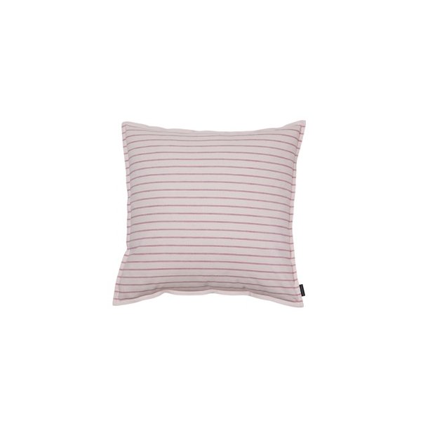 Speedtsberg - Pudebetr�k uden fyld stribet rosa 50x50cm bomuld