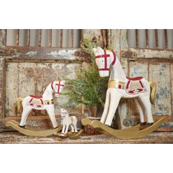 Speedtsberg - Gyngehest deko 14x5x11cm tr