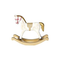 Speedtsberg - Gyngehest deko 14x5x11cm tr