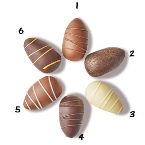 Cocoture - 13g ass. marcipan�g - Indpakket 1 stk.