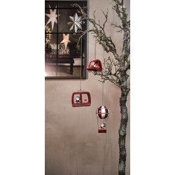 Speedtsberg - Julemand - snemand i luftballon 2 varianter 1 stk, rd