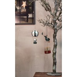 Speedtsberg - Julemand - snemand i luftballon 2varianter, 1 stk, grn, hvid, guld