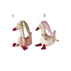 Speedtsberg - Julegs Gytha med trklde 11cm stof 2 varianter - 1 stk.