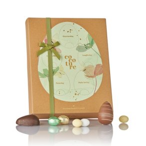 Cocoture - 5 x 36g. marcipan�g i lysegr�n p�skekalender - 180g 