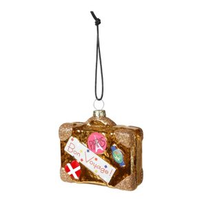 Speedtsberg - Julekugle kuffert 8x3x8 cm . glas. 1 stk.