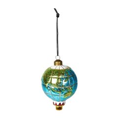 Speedtsberg - Julekugle jorden luftballon glas