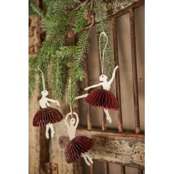 Speedtsberg -Ballerina 3 varianter D8x13cm papir, 1 stk.