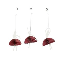 Speedtsberg -Ballerina 3 varianter D8x13cm papir, 1 stk.