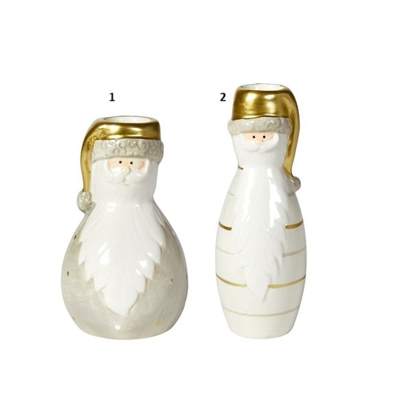 Speedtsberg - Vase julemand med hue 2 forskellige D6x15cm keramik - 1 stk. 