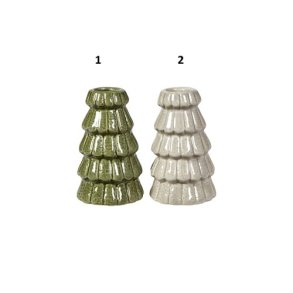 Speedtsberg Lysestage 2 varianter D6x10cm keramik - 1 stk.