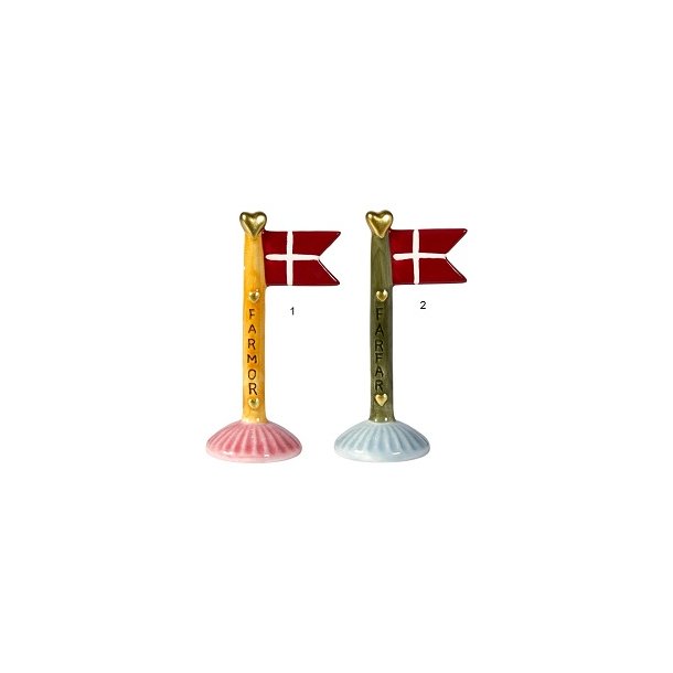 Speedtsberg Flag FARMOR - FARFAR 14cm keramik - pris 1 stk. 