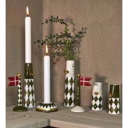 Speedtsberg Flag harlekin 14cm keramik - 2 forskellige - pris 1 stk. 