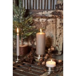 Speedtsberg -Lysestage D10x2,5cm t/lys i D5cm aluminium