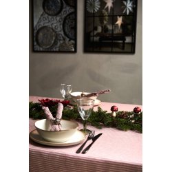 Speedtsberg - Dug 140x240cm bomuld - r�d og natur