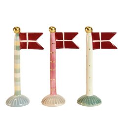 Speedtsberg -Flag almindelig 3 forskellige  9x6x19cm keramik - 1 stk.