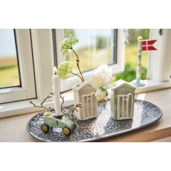 Speedtsberg -Flag almindelig 3 forskellige  9x6x19cm keramik - 1 stk.