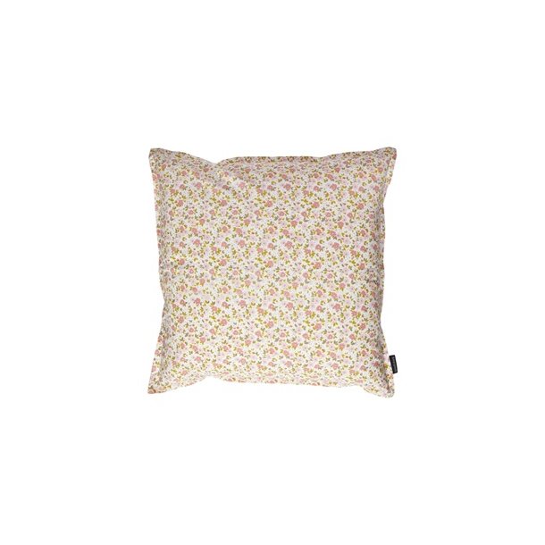 Speedtsberg - Pudebetr�k uden fyld blomstret 50x50cm bomuld  