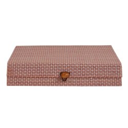 Speedtsberg - Bambus ske 21x14x4,5cm - rosa -  1stk