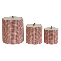 Speedtsberg - Bambus sker sr af 3 D15x17cm - rosa